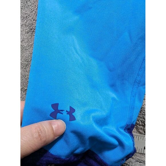 Under Armour Yoga Capris Women's Size Medium Blue - Picture 4 of 11